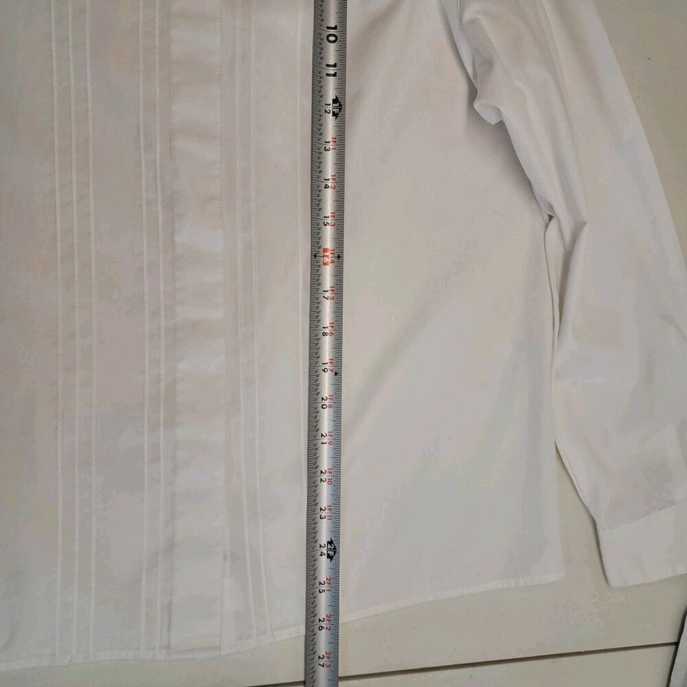 Vintage Orvis Women’s 10 Blouse Cotton Blend Long Sleeve Button Up White - Picture 6 of 7